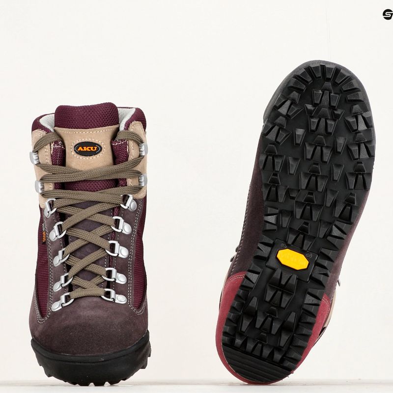 Buty trekkingowe damskie AKU Ultra Light Original GTX burgundy/violet 8