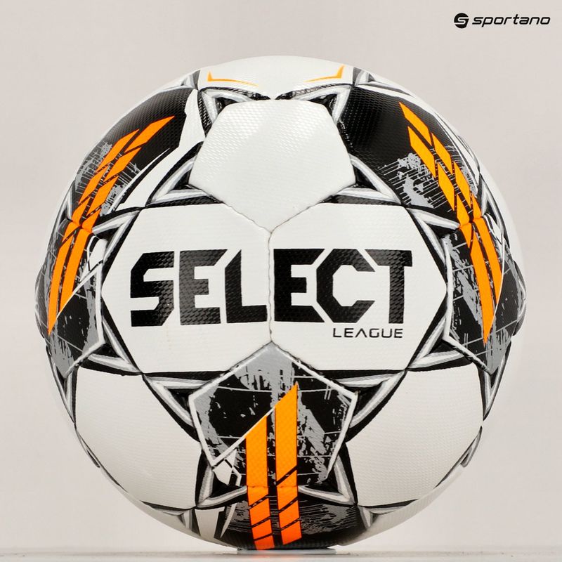 Piłka do piłki nożnej SELECT League v24 white/black rozmiar 4 6