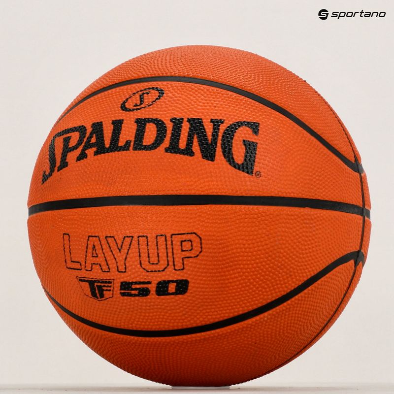 Piłka do koszykówki Spalding TF-50 Layup pomarańczowa rozmiar 7 5