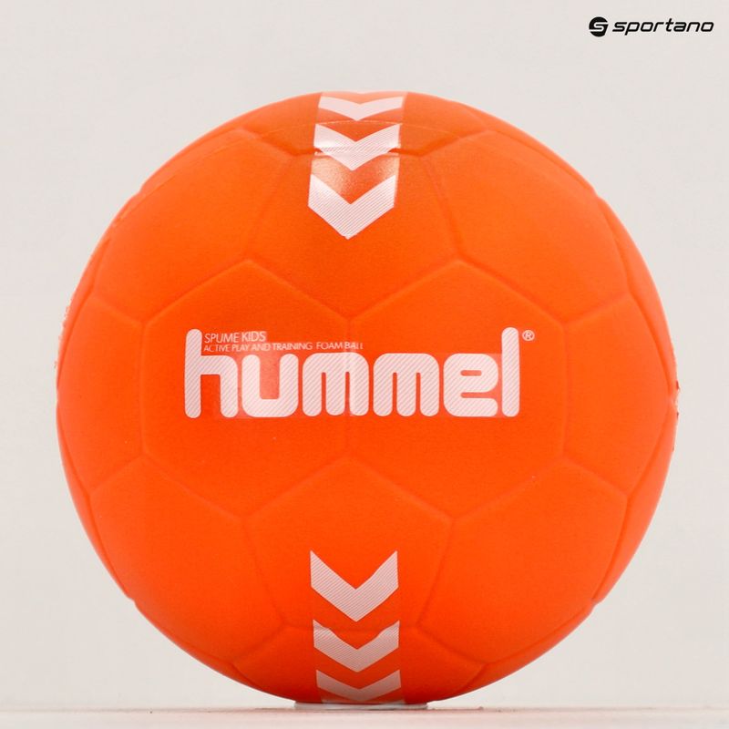 Piłka do piłki ręcznej dziecięca Hummel Spume Kids orange/white rozmiar 0 5