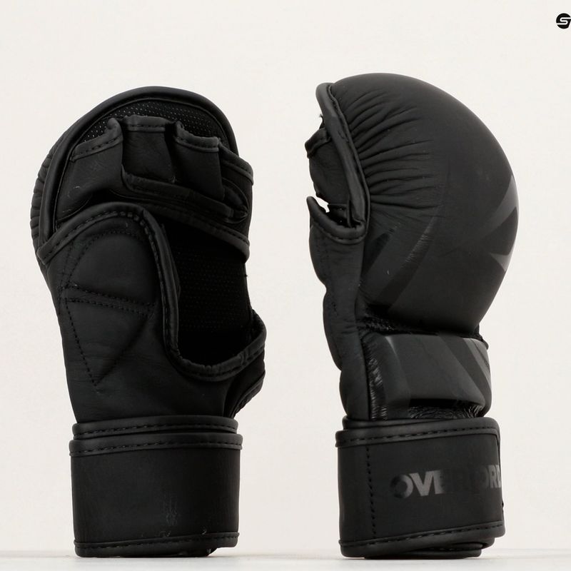 Rękawice grapplingowe Overlord Sparring MMA czarne 8