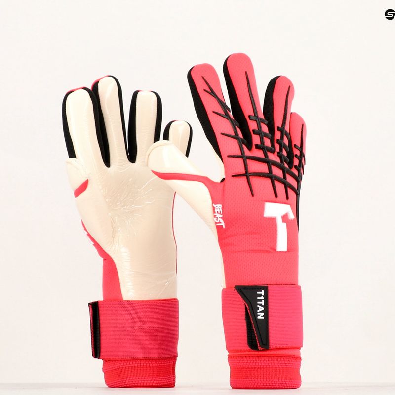 Rękawice bramkarskie T1TAN Red Beast 3.0 red 7