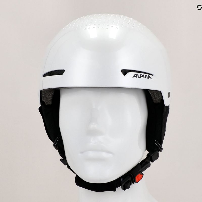 Kask narciarski Alpina Arber white/metallic gloss 8