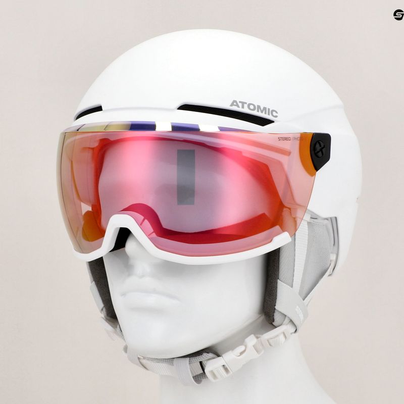 Kask narciarski Atomic Savor Visor Photo white heather/red photo 11