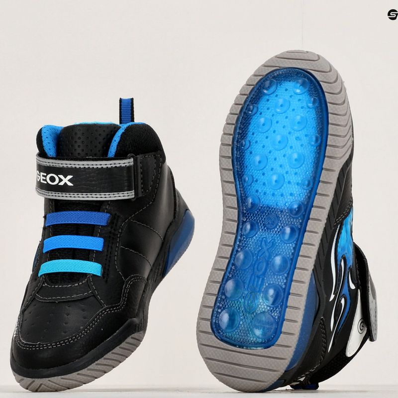 Buty juniorskie Geox Inek black/blue 16