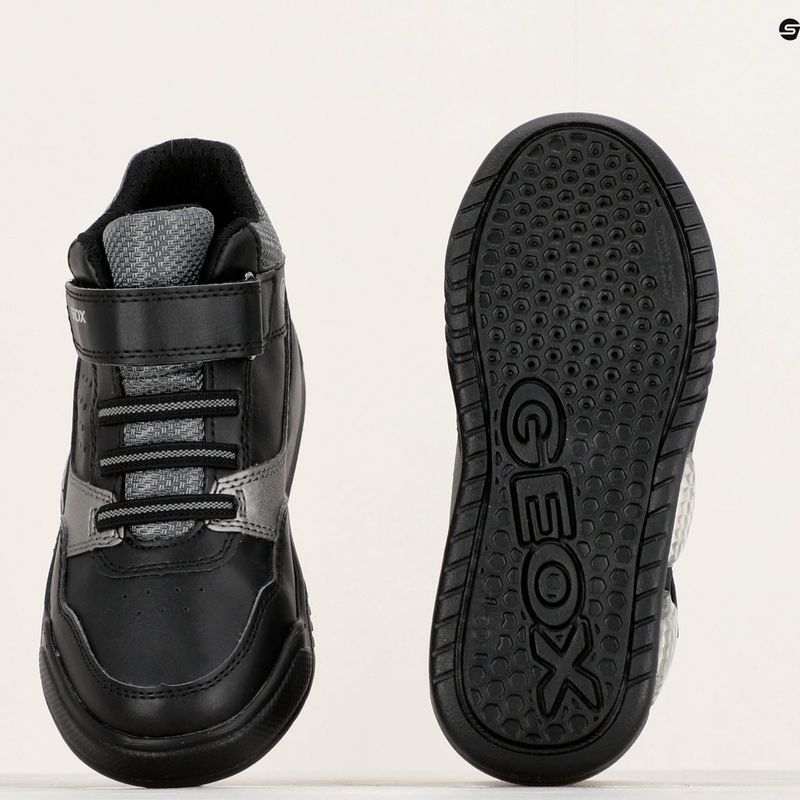 Buty juniorskie Geox Illuminus black/dark grey 9
