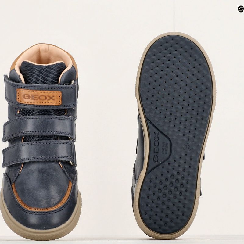 Buty juniorskie Geox Poseido navy/cognac 15