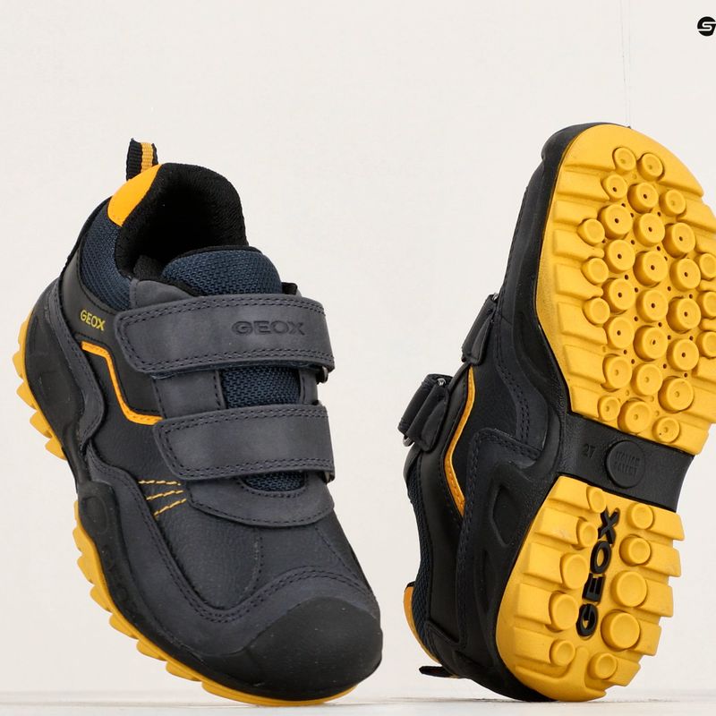 Buty juniorskie Geox New Savage navy/ochreyellow 15