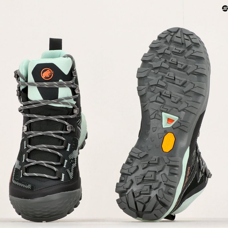 Buty trekkingowe damskie Mammut Ducan High GTX dark steel/neo mint 12