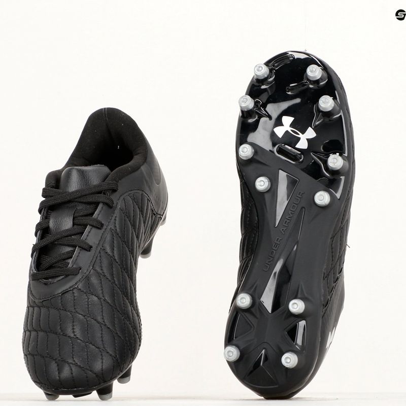 Buty piłkarskie dziecięce Under Armour Magnetico Select JR 3.0 FG black/metallic silver 8