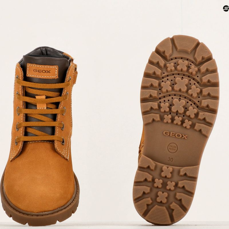 Buty juniorskie Geox Shaylax yellow/brown 16