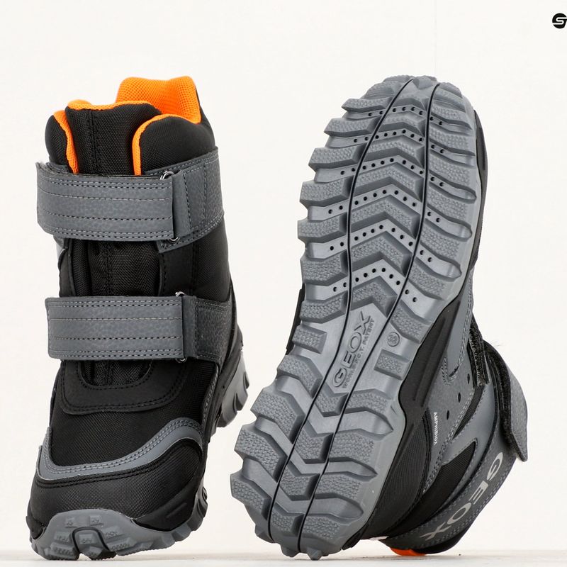 Buty juniorskie Geox Himalaya Abx black/orange 15