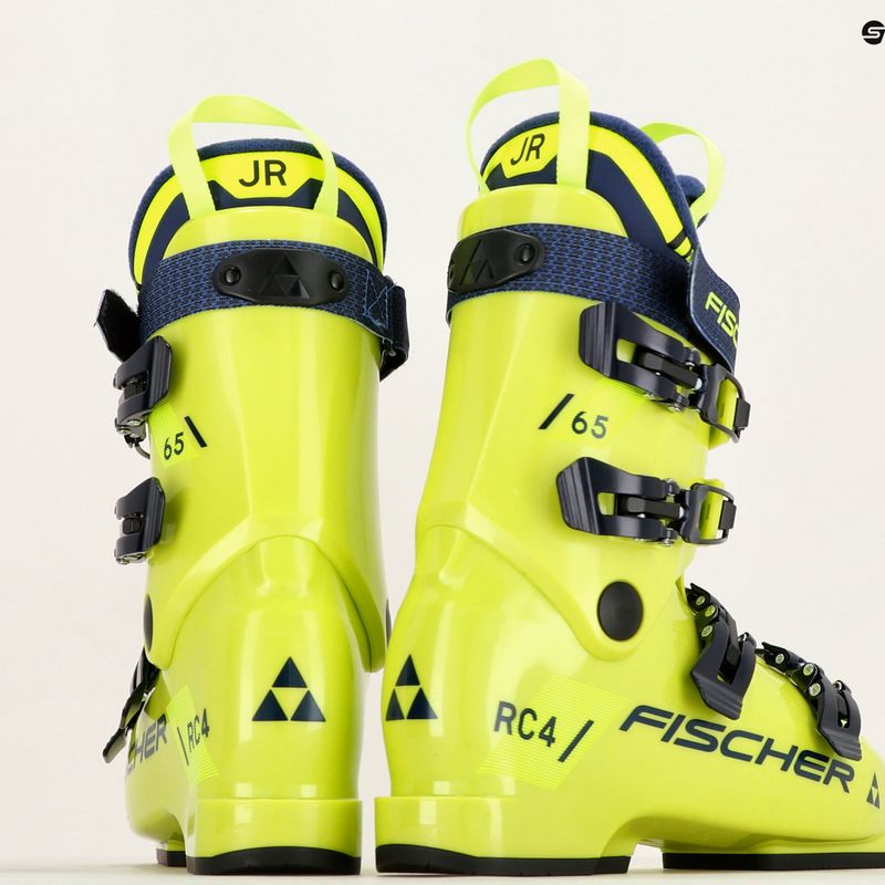 Buty narciarskie dziecięce Fischer RC4 65 JR yellow/yellow 12