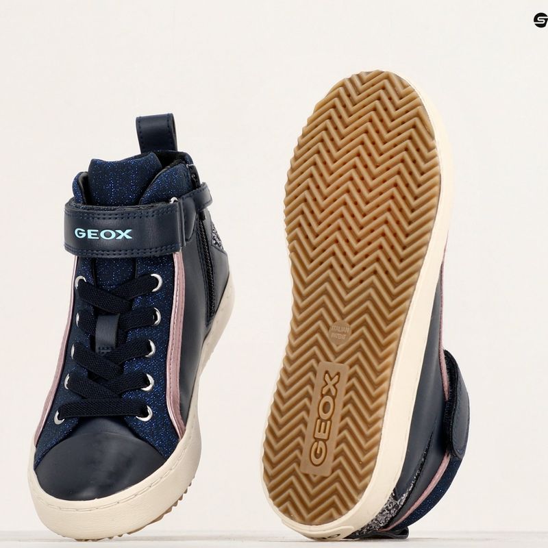 Buty juniorskie Geox Kalispera navy/dark silver 15