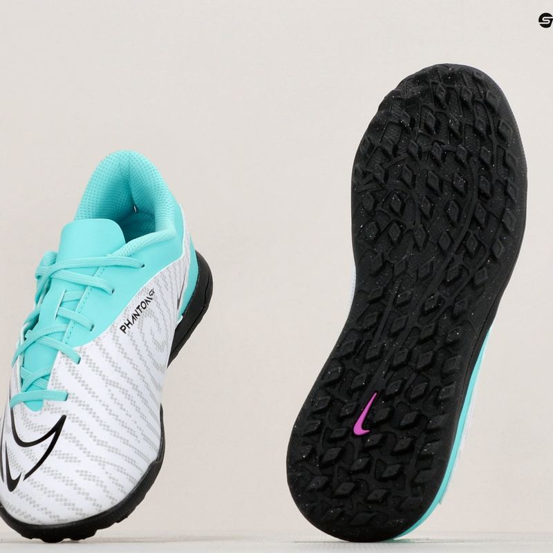 Buty piłkarskie dziecięce Nike JR Phantom GX Club TF hyper turquoise/fuchsia dream/white/black 8