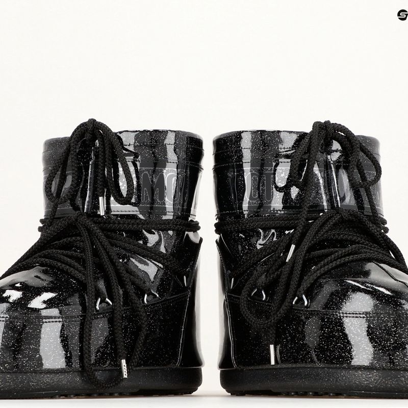 Śniegowce damskie Moon Boot Icon Low Glitter 2023 black 10