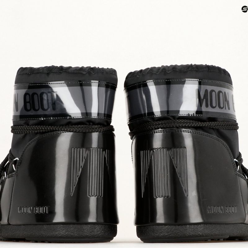 Śniegowce damskie Moon Boot Icon Low Glance 2023 black 9