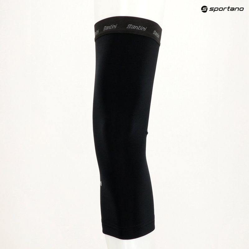 Nogawki rowerowe Santini Totum Knee black 8