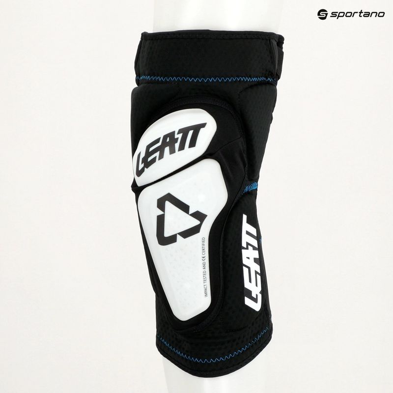 Ochraniacze rowerowe na kolana Leatt 3DF 6.0 white/black 5