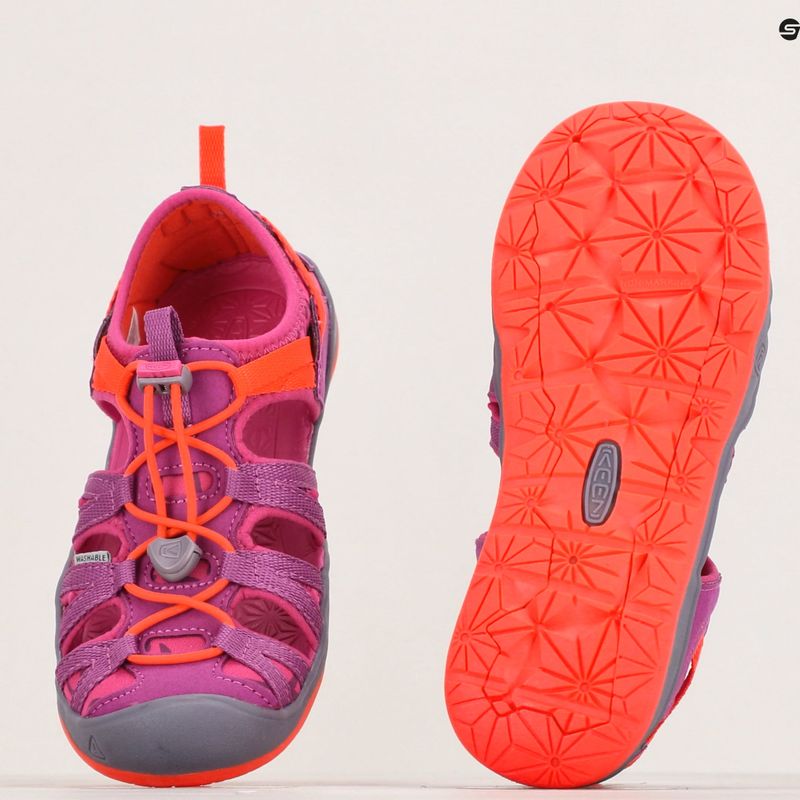 Sandały juniorskie KEEN Moxie purple wine/nasturtium 14