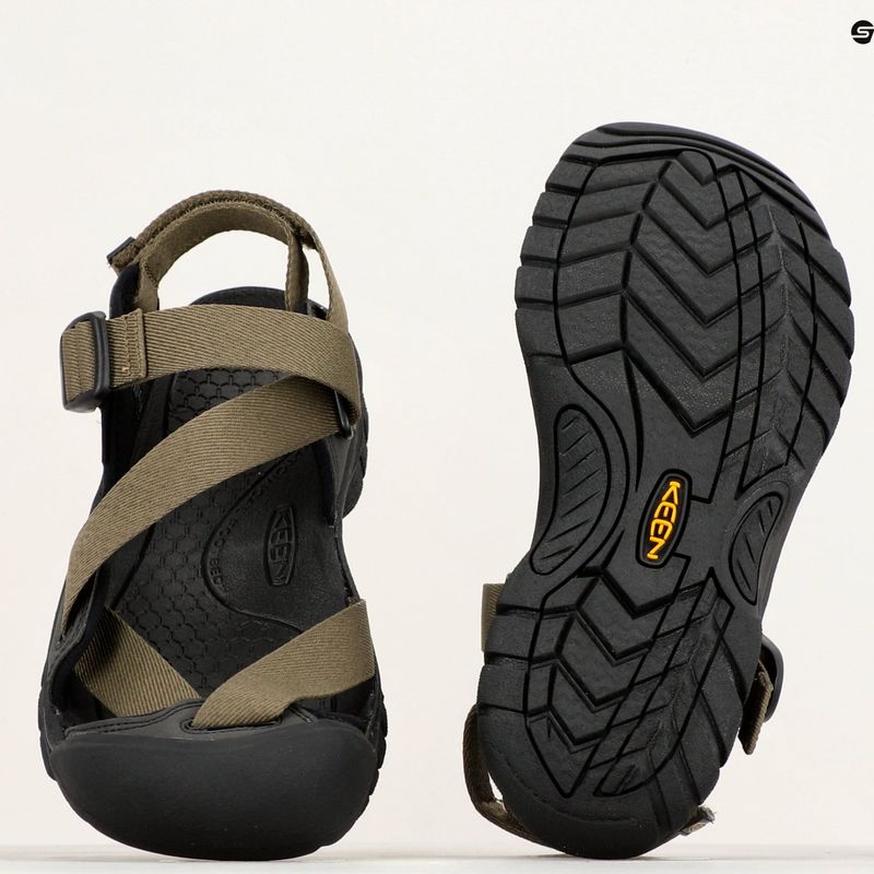 Sandały męskie KEEN Zerraport II Military olive/black 14