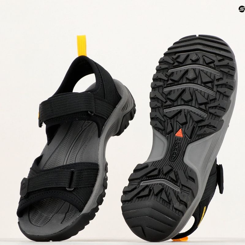 Sandały męskie KEEN Targhee III Open Toe H2 black/yellow 14