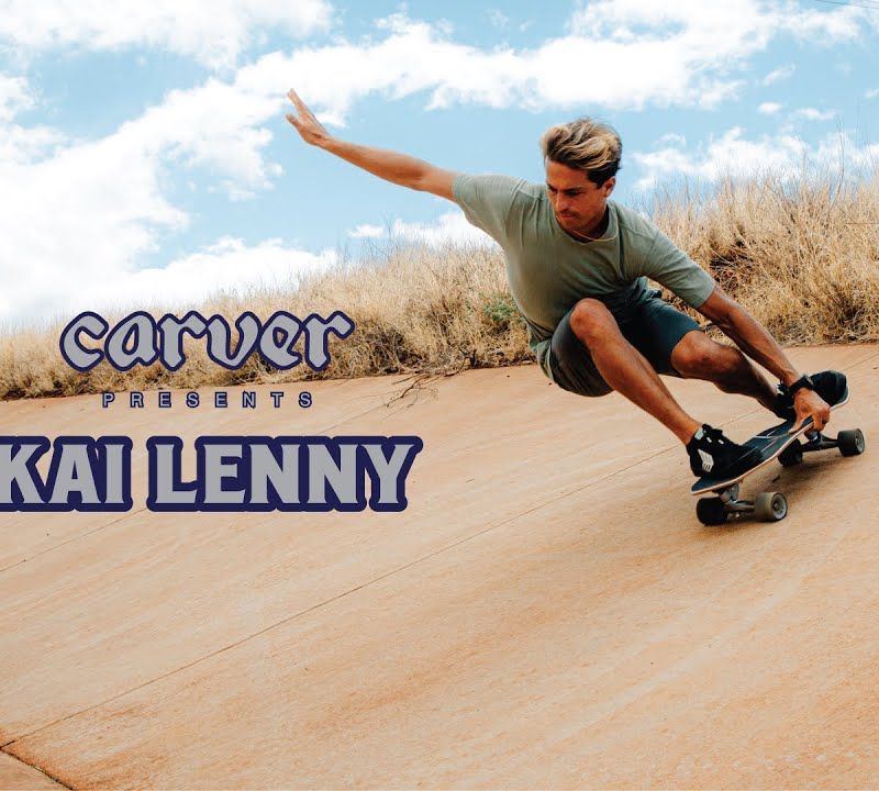Deskorolka surfskate Carver C7 Raw 31" Kai Lava 2022 Complete czerwono-fioletowa C1013011142 19