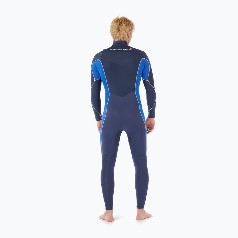 Pianka do pływania męska Rip Curl Dawn Patrol 3/2mm Chest Zip electric cobalt 2