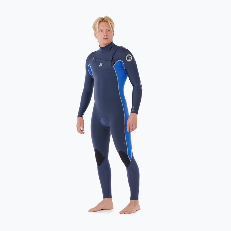 Pianka do pływania męska Rip Curl Dawn Patrol 3/2mm Chest Zip electric cobalt 3