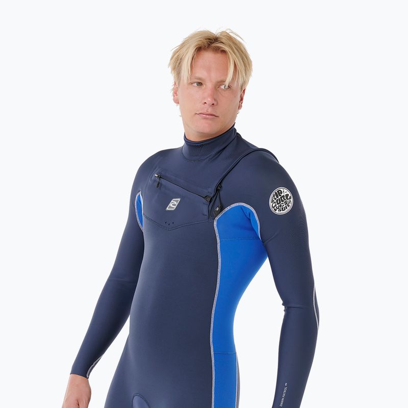Pianka do pływania męska Rip Curl Dawn Patrol 3/2mm Chest Zip electric cobalt 4