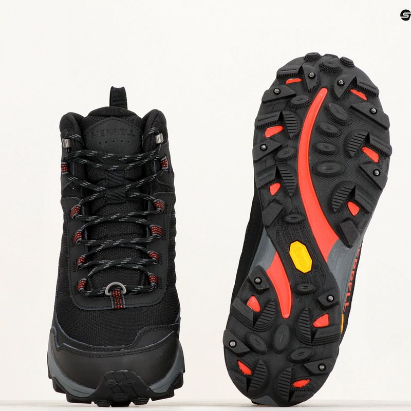 Buty turystyczne męskie Merrell Moab Speed Thermo Spike Mid WP black 8