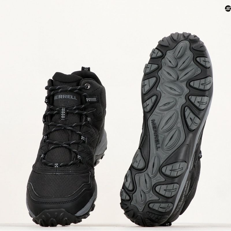 Buty turystyczne męskie Merrell West Rim Sport Mid GTX black 8