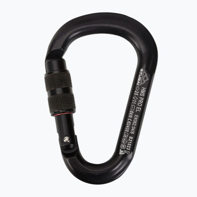 Karabinek STUBAI HMS Pro Easylock czarny 2