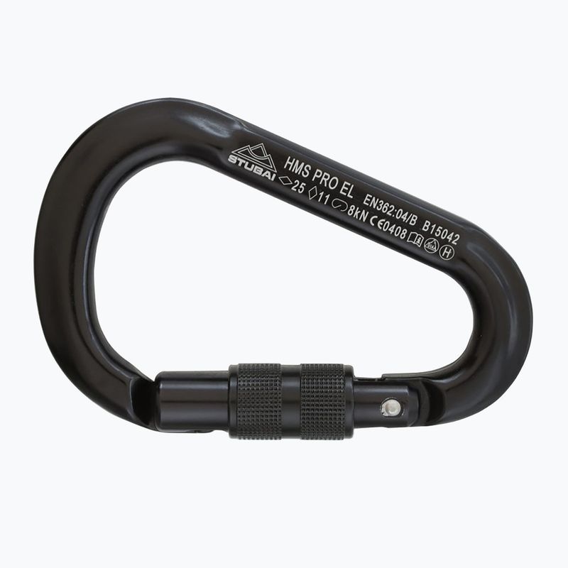 Karabinek STUBAI HMS Pro Easylock czarny 4