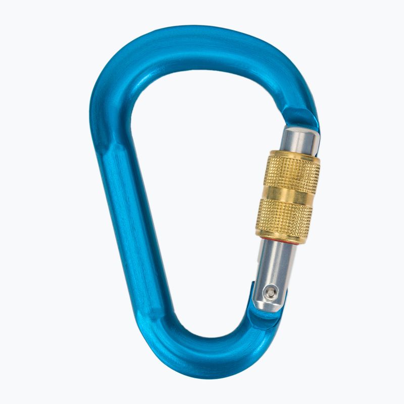 Karabinek STUBAI HMS Pro Easylock turkusowy