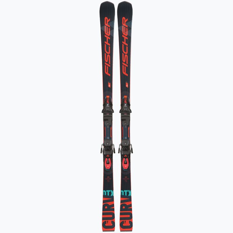Narty zjazdowe Fischer The Curv DTX M-Track + wiązania RSX Z12 PR black/red 10
