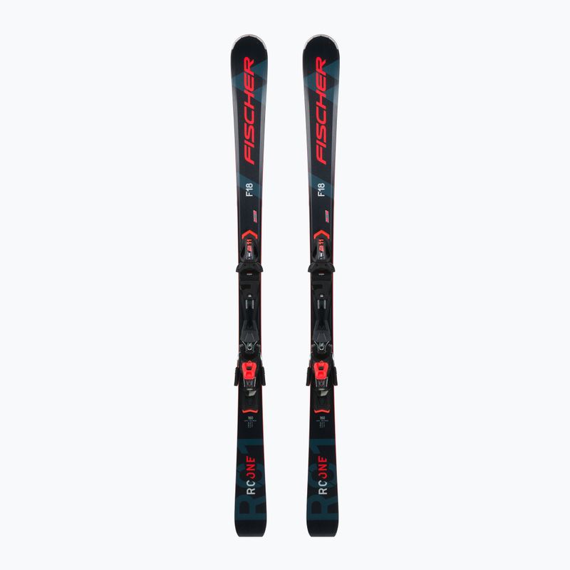 Narty zjazdowe Fischer RC One F18 Allride + wiązania RS 11 PR black/red