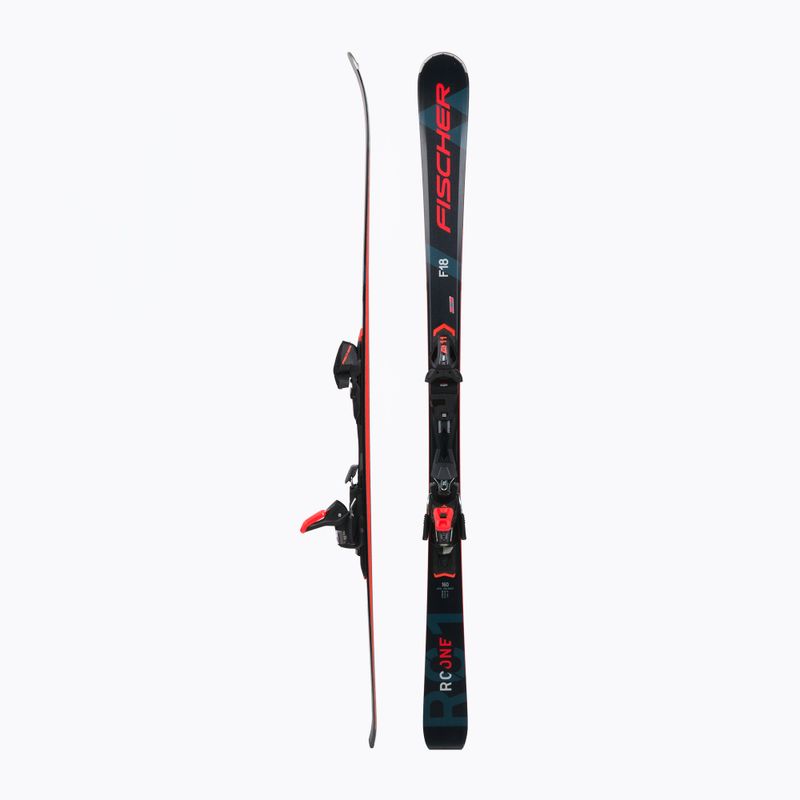 Narty zjazdowe Fischer RC One F18 Allride + wiązania RS 11 PR black/red 2