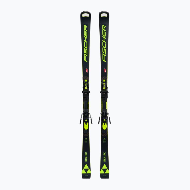 Narty zjazdowe Fischer RC4 WC RC MT + wiązania RC4 Z12 PR black/yellow