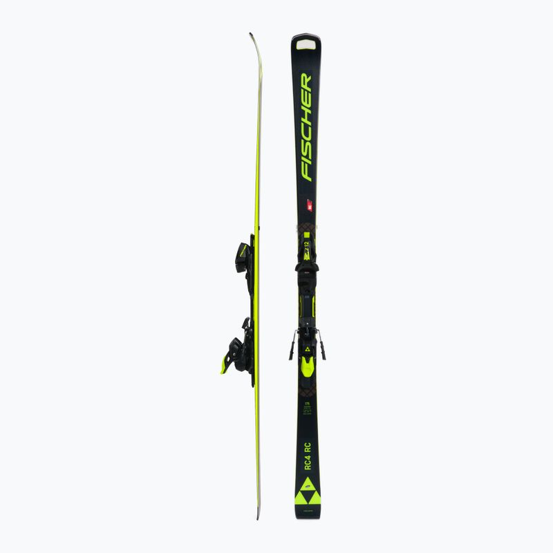 Narty zjazdowe Fischer RC4 WC RC MT + wiązania RC4 Z12 PR black/yellow 2
