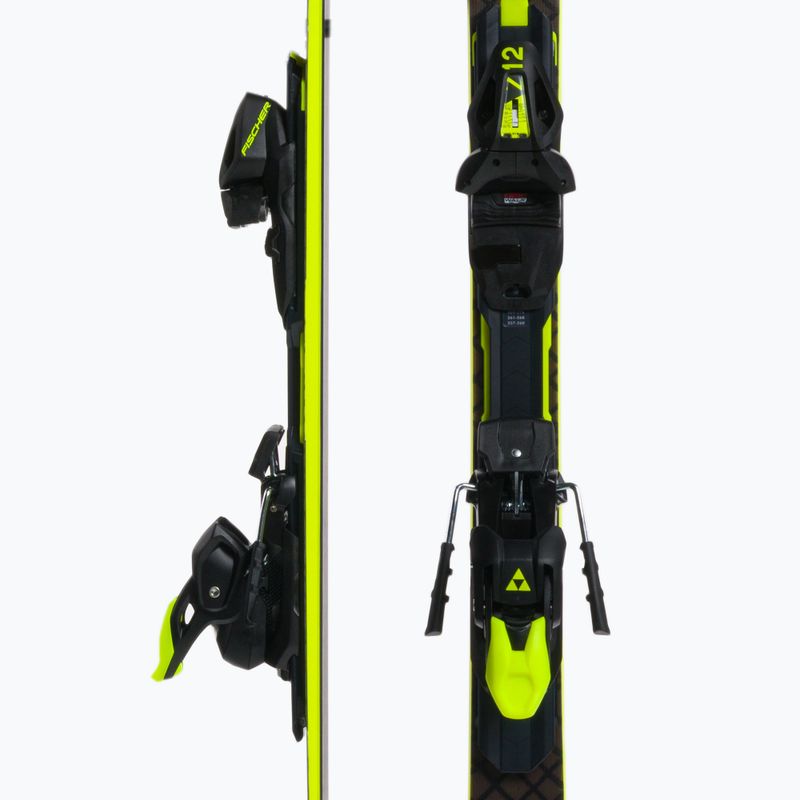 Narty zjazdowe Fischer RC4 WC RC MT + wiązania RC4 Z12 PR black/yellow 5