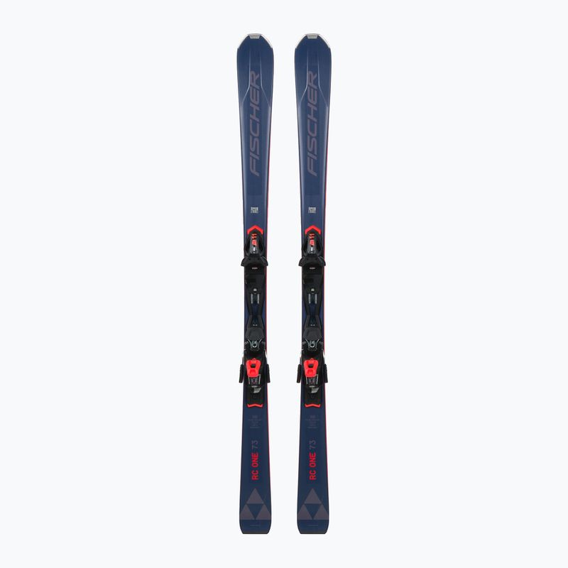 Narty zjazdowe Fischer RC One 73 Allride + wiązania RS 11 PR navy/red