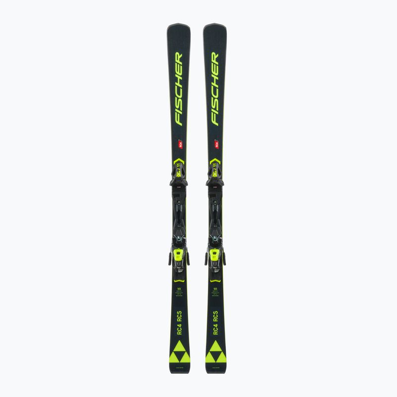 Narty zjazdowe Fischer RC4 RCS Black Allride + wiązania RC4 Z11 PR black/yellow