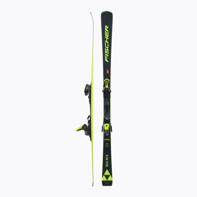 Narty zjazdowe Fischer RC4 RCS Black Allride + wiązania RC4 Z11 PR black/yellow 2