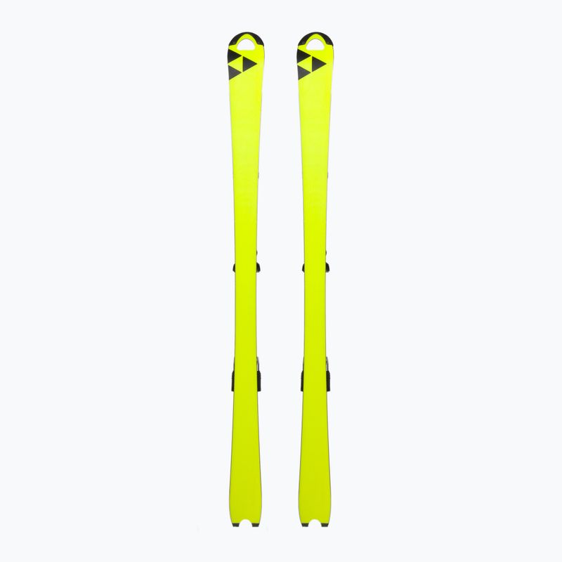 Narty zjazdowe dziecięce Fischer RC4 Worldcup SL JR. M/O-Plate + wiązania RC4 Z9 GW AC black/yellow 3