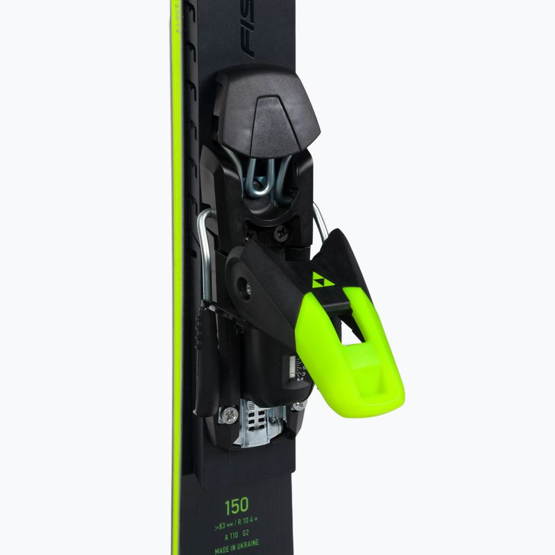 Narty zjazdowe dziecięce Fischer RC4 Worldcup SL JR. M/O-Plate + wiązania RC4 Z9 GW AC black/yellow 6