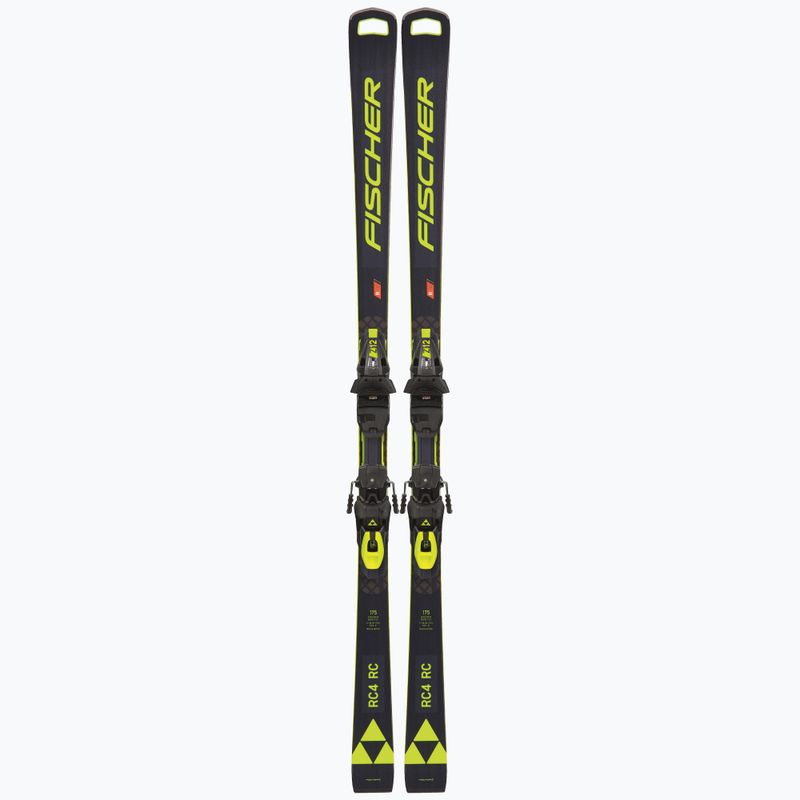 Narty zjazdowe Fischer RC4 WC RC MT + wiązania RC4 Z12 PR black/yellow 10