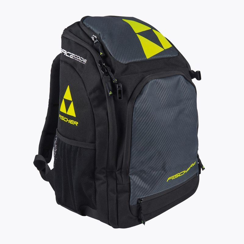 Plecak narciarski na buty i kask Fischer Boot/Helmet Backpack Alpine Race 36 l black/grey/yellow 9