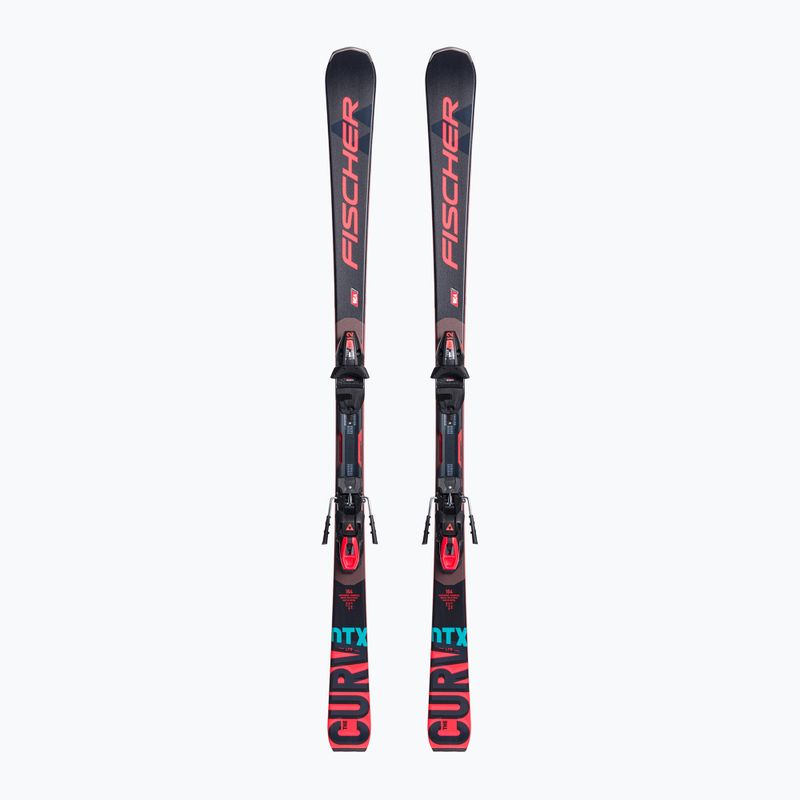 Narty zjazdowe Fischer The Curv DTX M-Track + wiązania RSX Z12 PR black/red