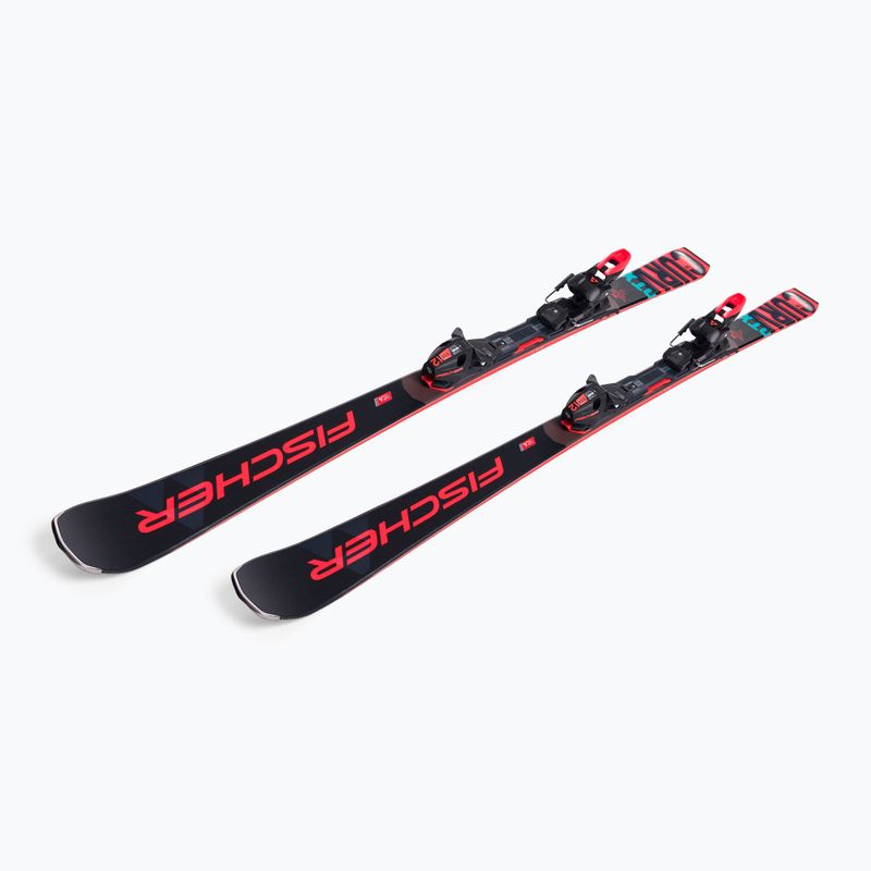 Narty zjazdowe Fischer The Curv DTX M-Track + wiązania RSX Z12 PR black/red 5